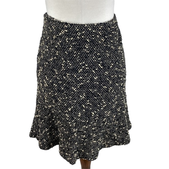 Bebe Marled Textured Wool Blend Skirt - Picture 4 of 6